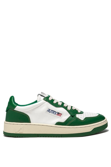 Autry Sneakers Medalist 01 Low Leather Green WB03